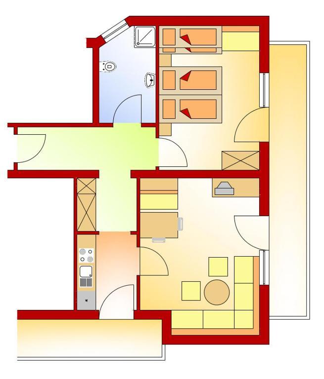 Appartements Schneezauber Lermoos Habitación foto